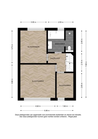 Floorplan - Klein Wielens 27, 7433 EA Schalkhaar